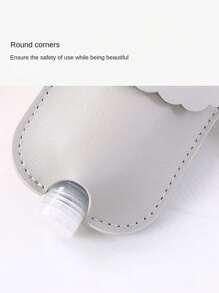 1支30ml手消毒劑,帶有皮套、鑰匙扣、可口罩充填的便攜式瓶子、鑰匙扣 - 灰色 - 查看 5