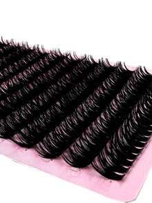 HBZGTLAD 14排50d熱熔混合長度10-17mm假睫毛,天然貂毛般的觸感,3d個人化妝假睫毛,濃密自植的假睫毛群 - D - 查看 7