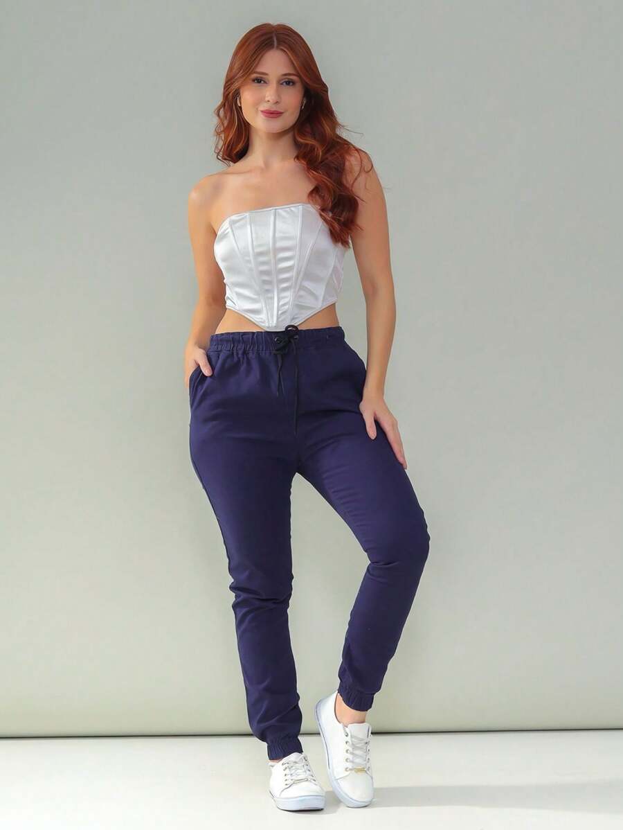 Women Pants - Azul Marino - Ver 1