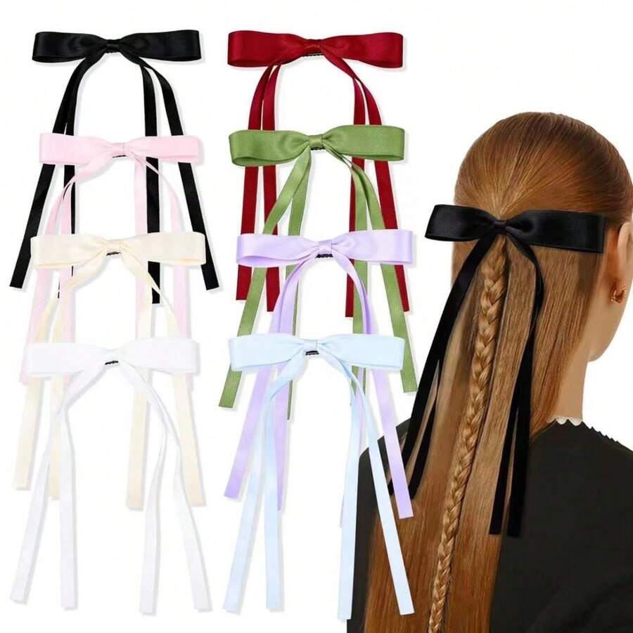 8件清新简约优雅蝴蝶结 - 彩色 - 查看 1