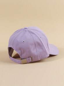 1pc Y2k Children's Adjustable Baseball Cap, Outdoor Sun Protection Leisure Hat For Boys Girls, Suitable For Spring, Autumn, Travel, Beach Vacation, Sun Hat - Purple - View 3