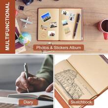 To My Daughter Gift Leather Journal Notebook From Mom Or Dad, 140 Pages, For Girls' Birthday, Graduation, Thanksgiving, Christmas Present (Brown) - Brown - View 4