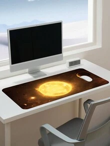 1pc Planet Pattern Anti-Skid Gaming Mouse Pad, 4 Sizes Available - Purple - View 3