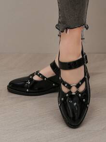 Women's Black Simple, Comfortable, Fashionable & Elegant High-Heeled Shoes - Black - View 8