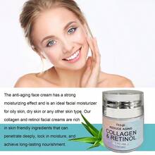 1 件裝 50 克 Hoygi 臉部保濕霜,抗皺、緊緻、保濕、滋養、減少細紋護膚霜 - 白色 - 查看 4