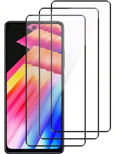 3 片高清全覆盖防刮防爆屏幕保护膜，适用于 Infinix//Itell 手机