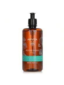 Apivita Refreshing Fig Shower Gel With Essential Oils - Pack 500ml/16.9oz - White - View 1