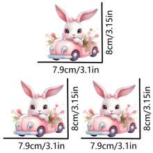 1/2/3pcs Cute Animal Stickers For DIY Clothing T-Shirts Masks Jeans Backpacks Hats Pillows Easy Heat Press Stickers For Personalised Styles Washable Heat Transfer Designs - Multicolor - View 5