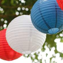 12 Inch White Paper Lantern, Wedding Party Decoration, Hanging Lantern Decoration For Engagement, Baby Shower, Birthday Party - Grey - View 4