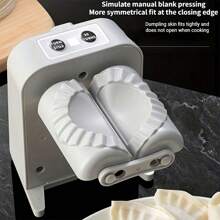 Máquina Eléctrica Para Hacer Empanadas, Mini Máquina Automática Inalámbrica Para Hacer Empanadas, Maquina Casera Para Hacer Empanadas Diy - Blanco - Ver 1