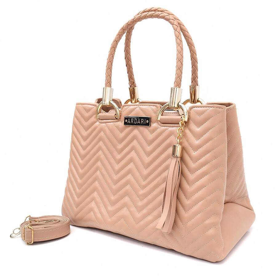 Women Shoulder Bags - 香檳色 - 查看 1