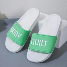 2023 New Arrival Fashionable Women's Soft Rubber Sole Indoor/Outdoor Slippers, Anti-Slip, Wear-Resistant, Comfortable, Odor-Proof, Silent, And Breathable - Green - View 4