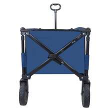 Carro De Playa Plegable Resistente Y Fácil De Transportar - Azul Marino - Ver 7