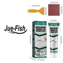 1pc Tile Repair Cream, Rapid Drying Adhesive For Repairing Bathrooms, Marbles, Furniture, Toilets, Cracks - 1 Set 3pcs - View 9