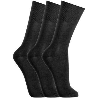 Kit 6 Meia Social Basica Lisa Algodão Cano Longo Masculino Trabalho Confortavel