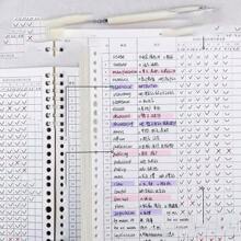 1本黑色英文單詞記憶本,適合在辦公室和學校日常使用 - 黑色 - 查看 5