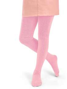 Malla Acrylan Lisa para Niña - Rosa - Ver 1