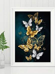 5d Diy 钻石画十字绣套件、钻石马赛克刺绣套装、风景全方形/圆形钻石礼物 - 彩色 - 查看 3