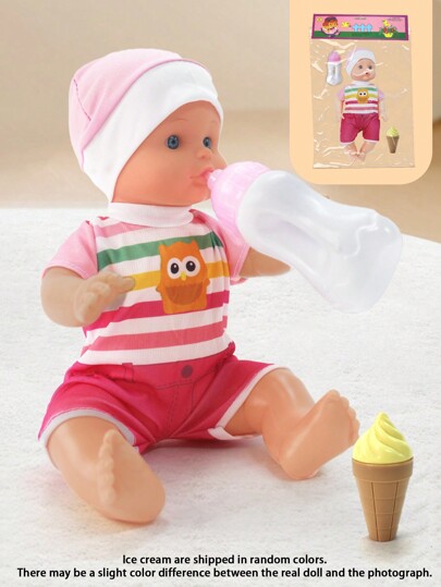 14 Inches Silicone Newborn Vinyl Baby Dolls With Accessories, New Design Simulation Vinyl Lifelike Baby Dolls,High Quality Vinyl Body Newborn Baby Doll, For Kids.