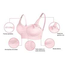 Brasier De Lactancia De 3 Piezas Ropa Maternidad - Multicolor - Ver 3