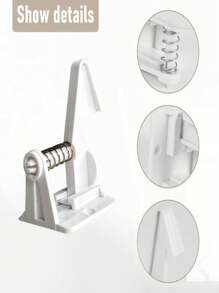 10 Pcs Baby Lock Hidden Design No Tool Needed Baby Proofing Cabinet Latch Locks, Child Home Products For Drawer Cupboard Doors Baby Shower Family Decorations Gifts - White - View 9