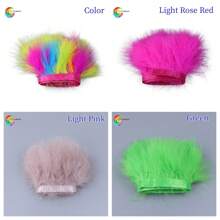 接縫膠帶絲帶/火雞羽邊絲帶7-10cm/現貨/節日熱門商品 - 多色1 - 查看 7