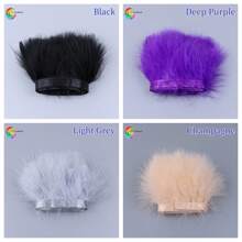 接縫膠帶絲帶/火雞羽邊絲帶7-10cm/現貨/節日熱門商品 - 多色1 - 查看 5