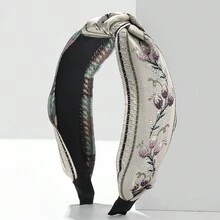 1件刺繡頭帶,日常髮飾 - 彩色 - 查看 2