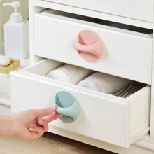 2入組自粘抽屜手柄,無需鑽孔的門把手,窗把手,衣櫃手柄,適用於玻璃推拉門,木門 - 彩色 - 查看 1