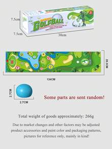 1套休閒桌面遊戲迷你足球、籃球、高爾夫拼圖雙人對戰多人遊戲玩具減壓可攜式室內親子互動兒童學生5歲以上男孩女孩生日禮物 - 薄荷綠 - 查看 5