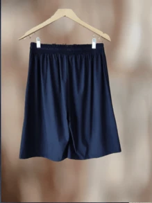 Men Shorts - 藍色 - 查看 3