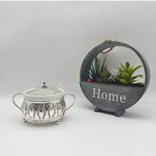 1 Set Kitchen Glass Spice Jar Sugar Bowl Seasoning Box, Versatile Tableware For Daily Use,Kitchen,Christmas Gift,School Supplies