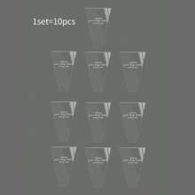 10入組清透花紋禮品袋,適用於情人節、閨蜜禮物、派對裝飾 - 款式A - 查看 3