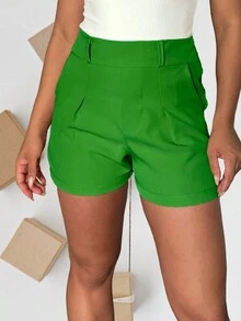 Women Shorts - màu xanh lá - Xem 3