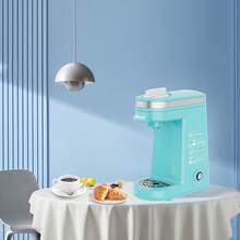 Chulux咖啡機單服咖啡沖泡機,兼容pods,茶葉pods,5-12oz杯子,12oz可拆卸水箱,120v 800w - 淺藍色 - 查看 5