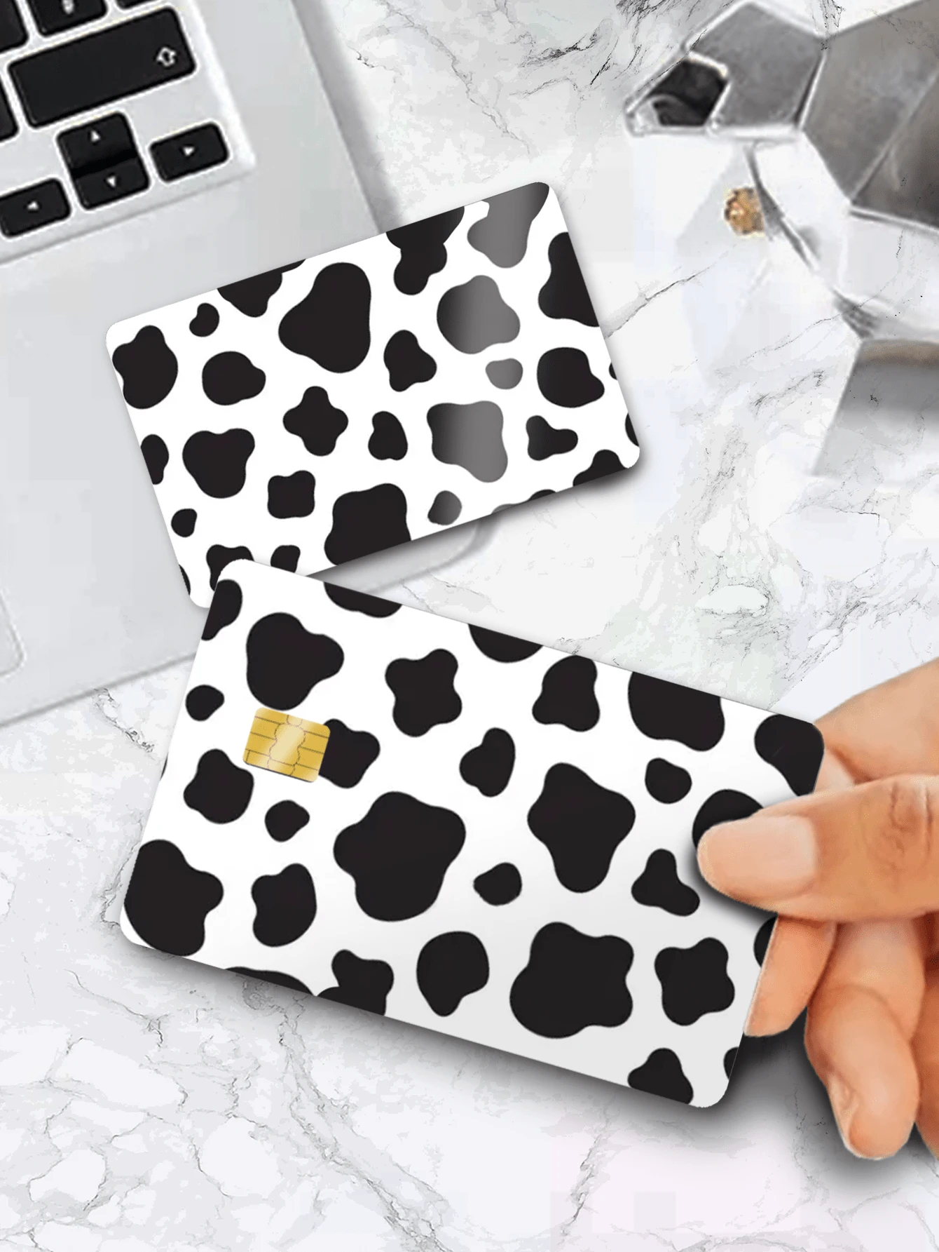 Milk Stripe Fashionable Credit Card Stickers - Multicolor - View 1