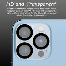 4pcs Camera Lens Protector Compatible With IPhone 15 Pro Max Protective Glass IPhone 14 Pro 11 12 13 14 Plus 13 Mini Lens Screen Protectors - 4 pieces - View 2