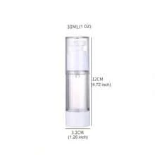 透明無氣化化妝品乳霜泵瓶旅行尺寸分配器可重複使用容器空化妝水泵瓶旅行必備品 - 無色 - 查看 7
