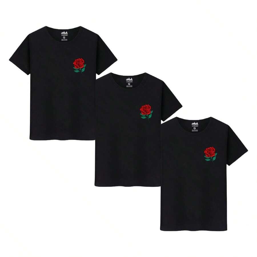 Men T-Shirts - Black - View 1