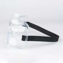 1個防塵罩安全護目鏡,防霧高清眼睛保護眼鏡,適用於運動、休閒和戶外活動 - 白色 - 查看 6