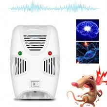 MOICA MONICA Repelente de ratones ultrasónico de alta potencia, repelente de ratones electrónico doméstico, repelente de insectos multifuncional - unitalla - Ver 2