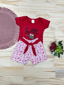 Baby Girls Sets - Đỏ - Xem 1