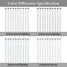 10入組20吋長直徑向合成紋白色卡扣式假髮,萬聖節cosplay裝扮時尚派對聖誕新年女士兒童禮物 - 白色 - 查看 9