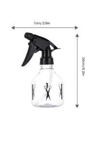 Hairdressing Water Spray Bottle, Transparent Scissor Shaped Press Type Mist Sprayer - Black - View 3