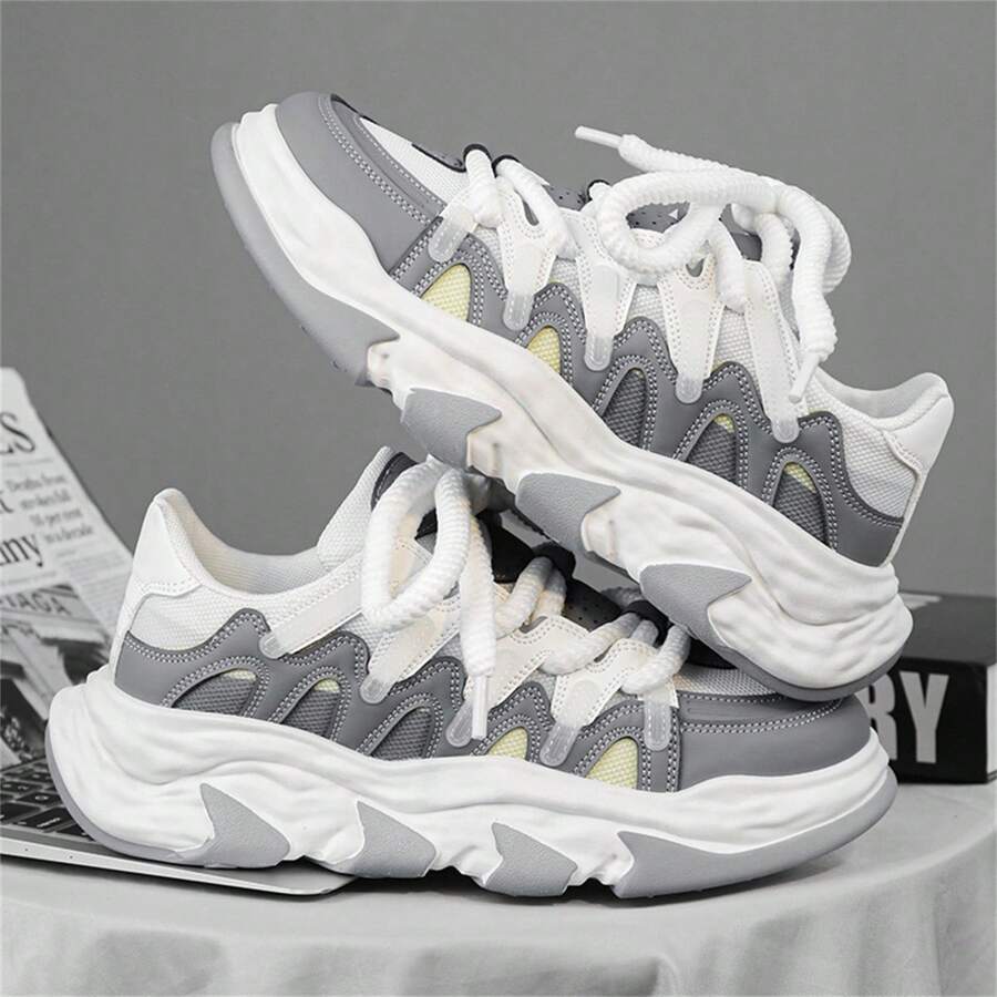 Zapatillas Para Hombres - Gris - Ver 1