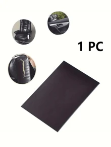 1片自粘式皮革修補貼片,黑色pu皮革貼紙,用於傢具、桌子、椅子、衣物、汽車座椅、鞋子、包包修補 - 黑色 - 查看 2