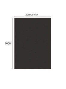 1片自粘式皮革修補貼片,黑色pu皮革貼紙,用於傢具、桌子、椅子、衣物、汽車座椅、鞋子、包包修補 - 黑色 - 查看 3