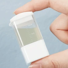 1只頭皮應用梳：使用精油護髮治療促進頭髮健康生長！迷你便攜式生髮精華液液體分配器梳,醫用頭皮應用梳 - 粉色 - 查看 8