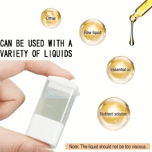 1只頭皮應用梳：使用精油護髮治療促進頭髮健康生長！迷你便攜式生髮精華液液體分配器梳,醫用頭皮應用梳 - 粉色 - 查看 4