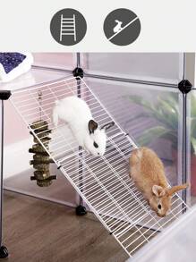 SONGMICS Small Animal Cages & Accessories - White - View 3